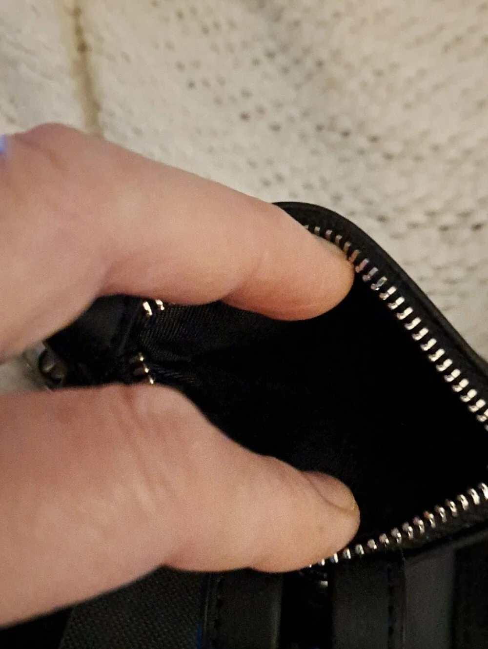 Black Leather Men’s Wallet  Or Womens W/chain (Humperpaul)